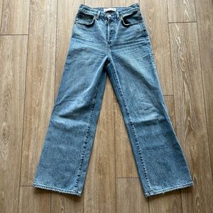 Aritzia the Farrah high rise wide leg Jean